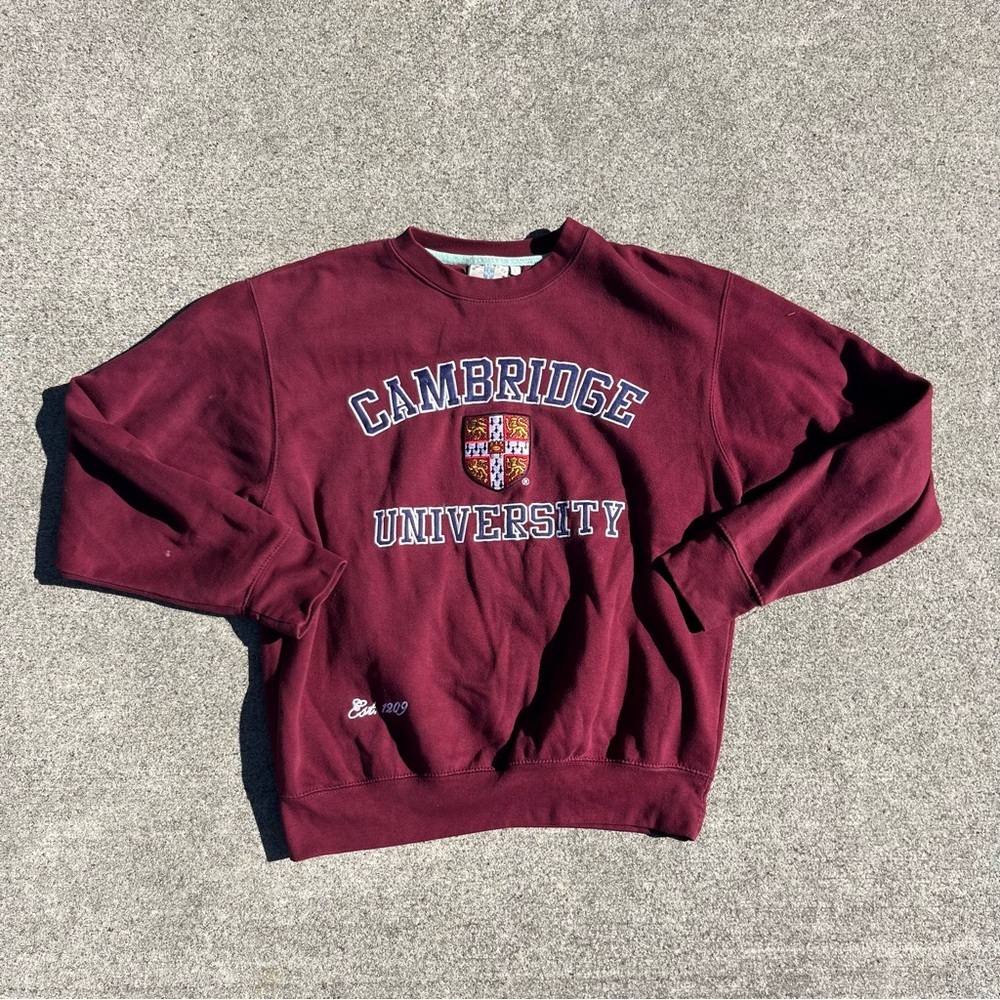 Cambridge University Crewneck Sweatshirt (L)